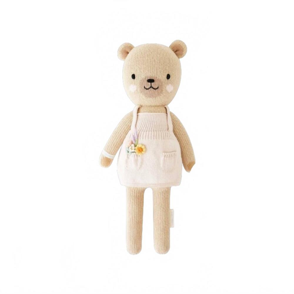 NEW CUDDLE + KIND goldie the honey bear doll - 20" in brown/beige